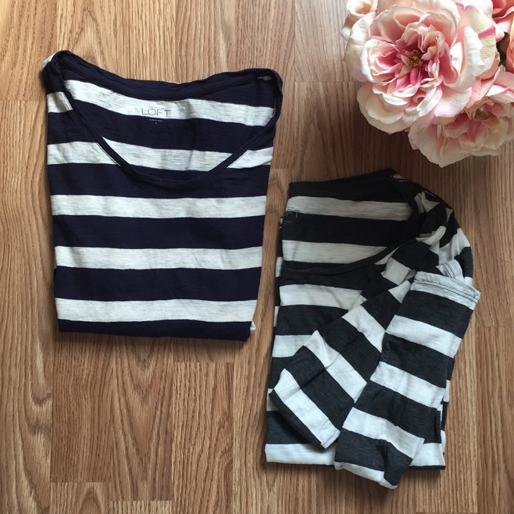 Loft || 2 long sleeve shirts